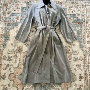 Everlane The Gathered Grey Trench